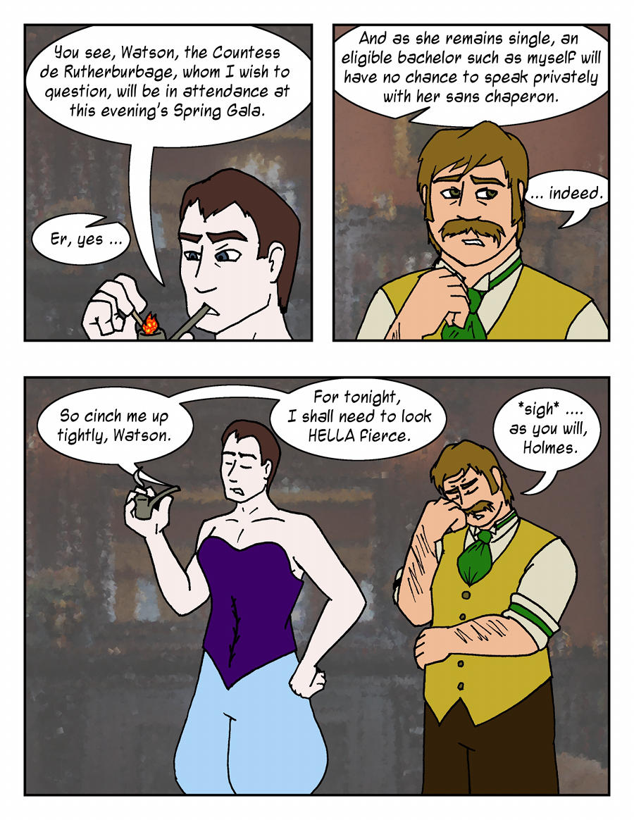 Sherlock Holmes: What a Drag by Luprand