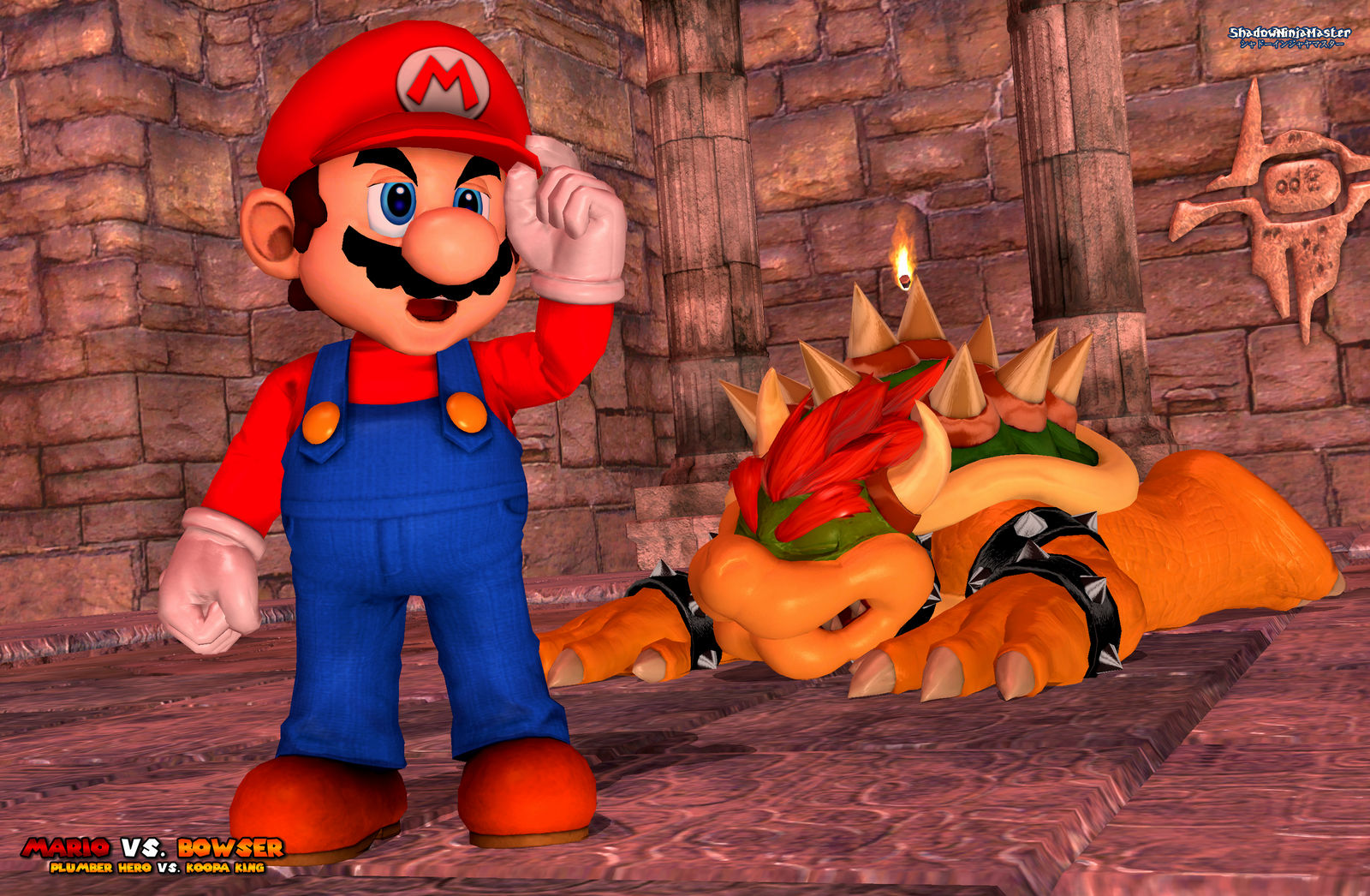 Mario Vs. Bowser You Lose, Bowser by ShadowNinjaMaster on DeviantArt