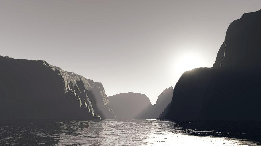 Sun Over The Ridge by celdaran