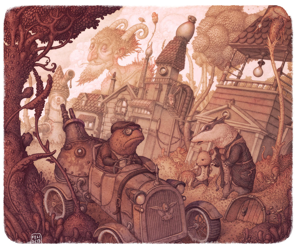The Steam in the Willows by Felideus