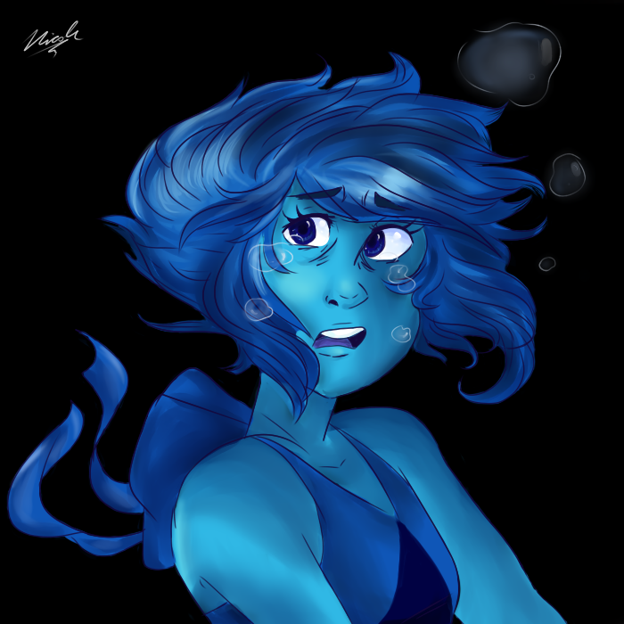 So yeah I'm a huge fan of Steven Universe And I haven't drawn Lapis as much as I should