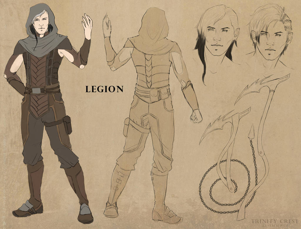 Legion - Character Design by TrinityCrest