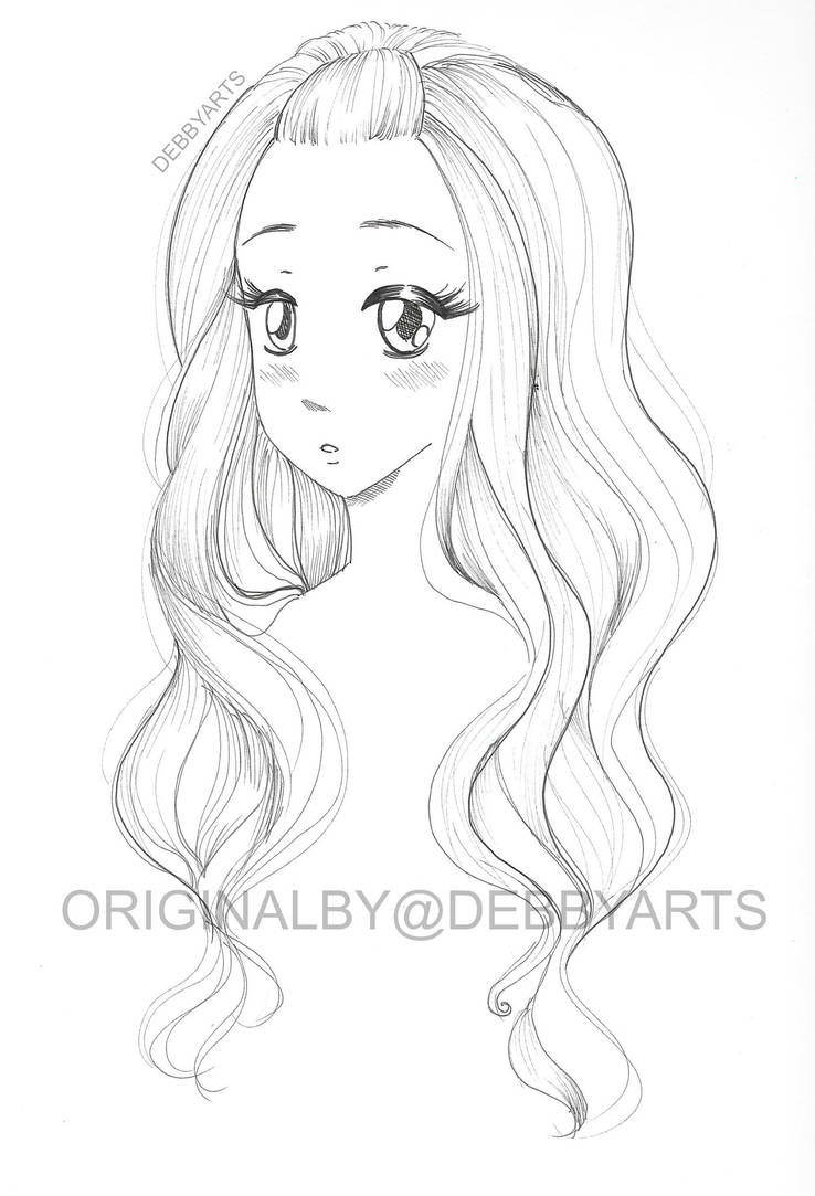 hair colouring drawing free download by debbyarts on deviantart