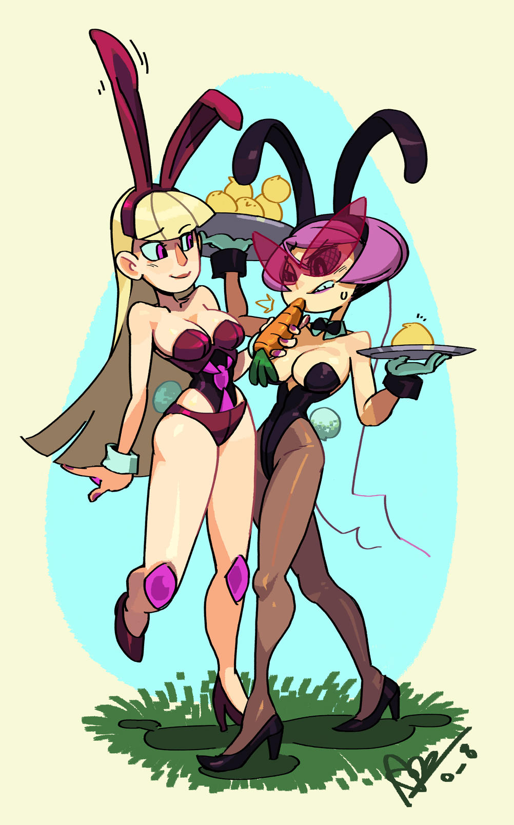 Fallout and Blackbody - Easter pic ! by oh8