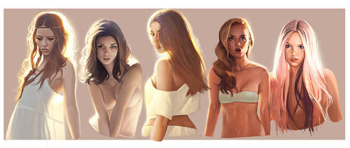 July Studies by mannequin-atelier