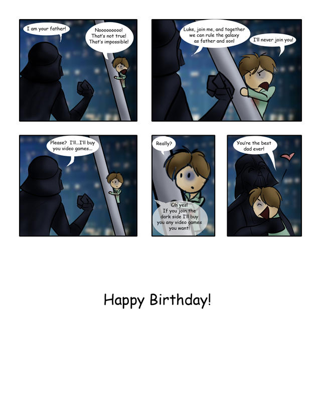 Happy Birthday Dad - SW Style by spiritwolf77
