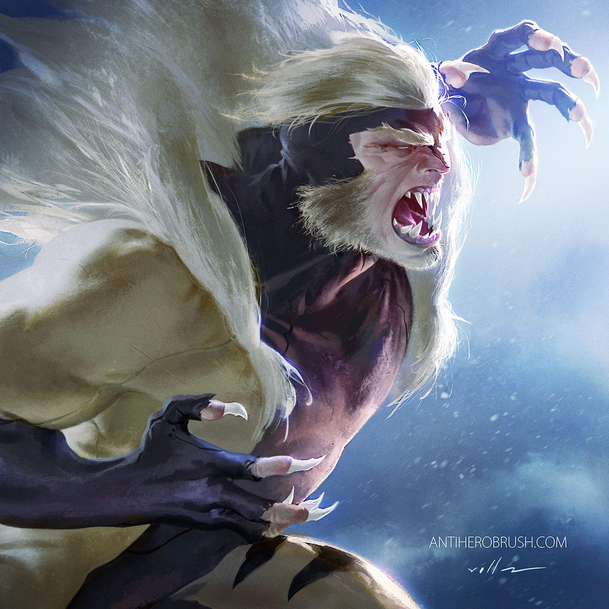 90's X-men: Sabertooth by zano