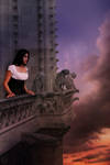 Sunset Balcony cover concept by DJMadameNoir