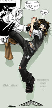 Kabuto n Mr.Artist: Dedication by Yakushi--Kabuto