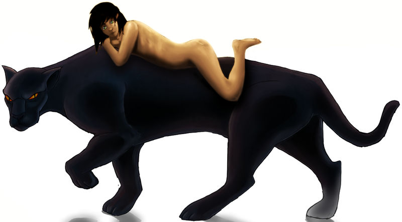Mowgli and Baggy by KadeWolfe