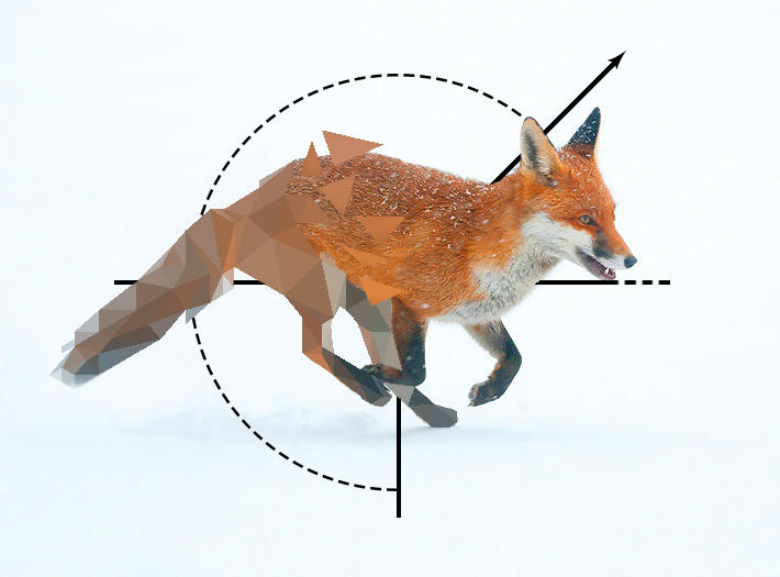 Broken Low Poly Fox2 by Caen-N