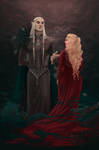 Commisson - Thranduil + OC by Gudulett-e