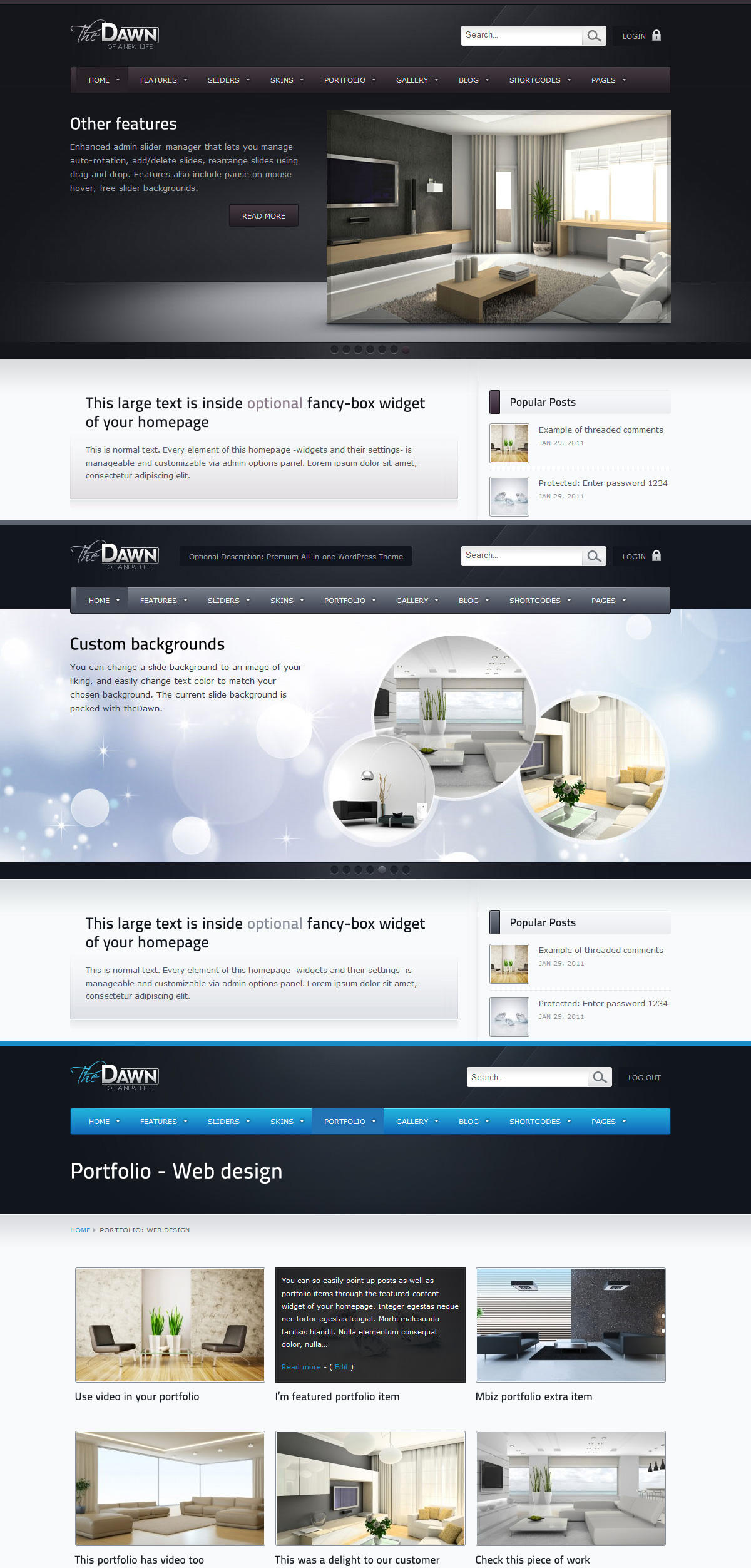 theDawn Premium theme by m-biz