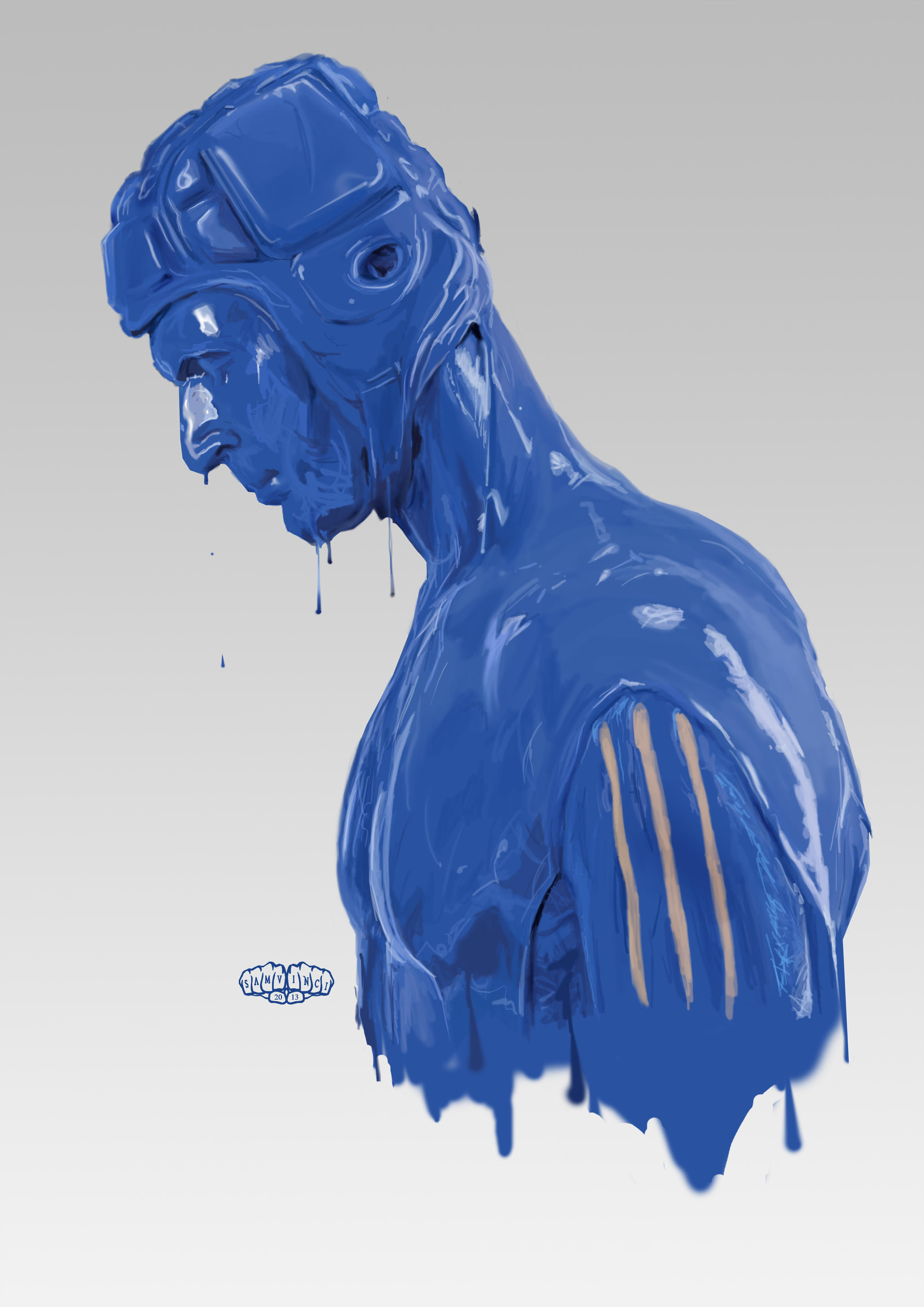 Petr Cech True Blue by Samvinci