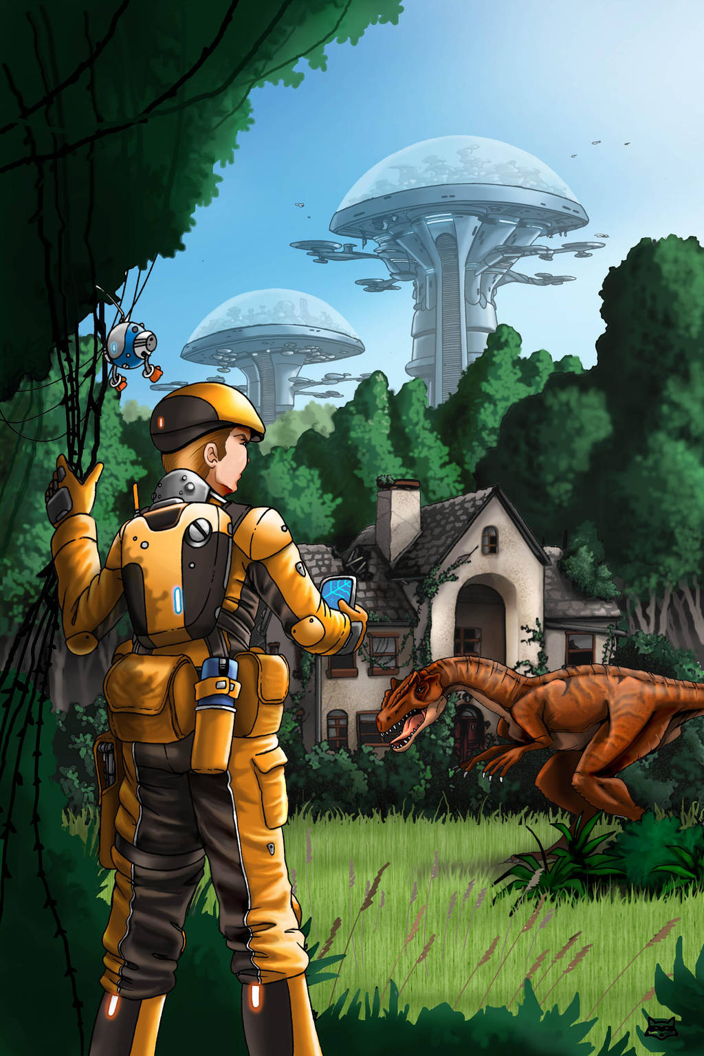 Planetary Anthology Earth by Artraccoon