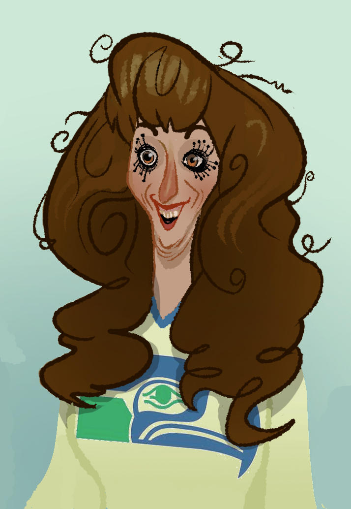 Seahawks Girl by bearmantooth