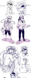 Random Drawings by BlasticHeart
