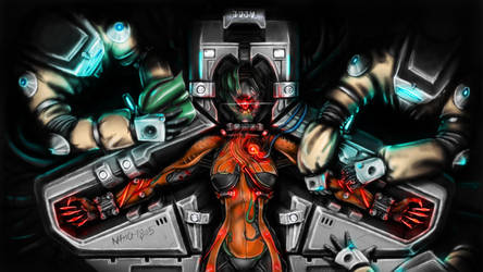 Warframe Fanart: Valkyr's Nightmare by N4n0-1805