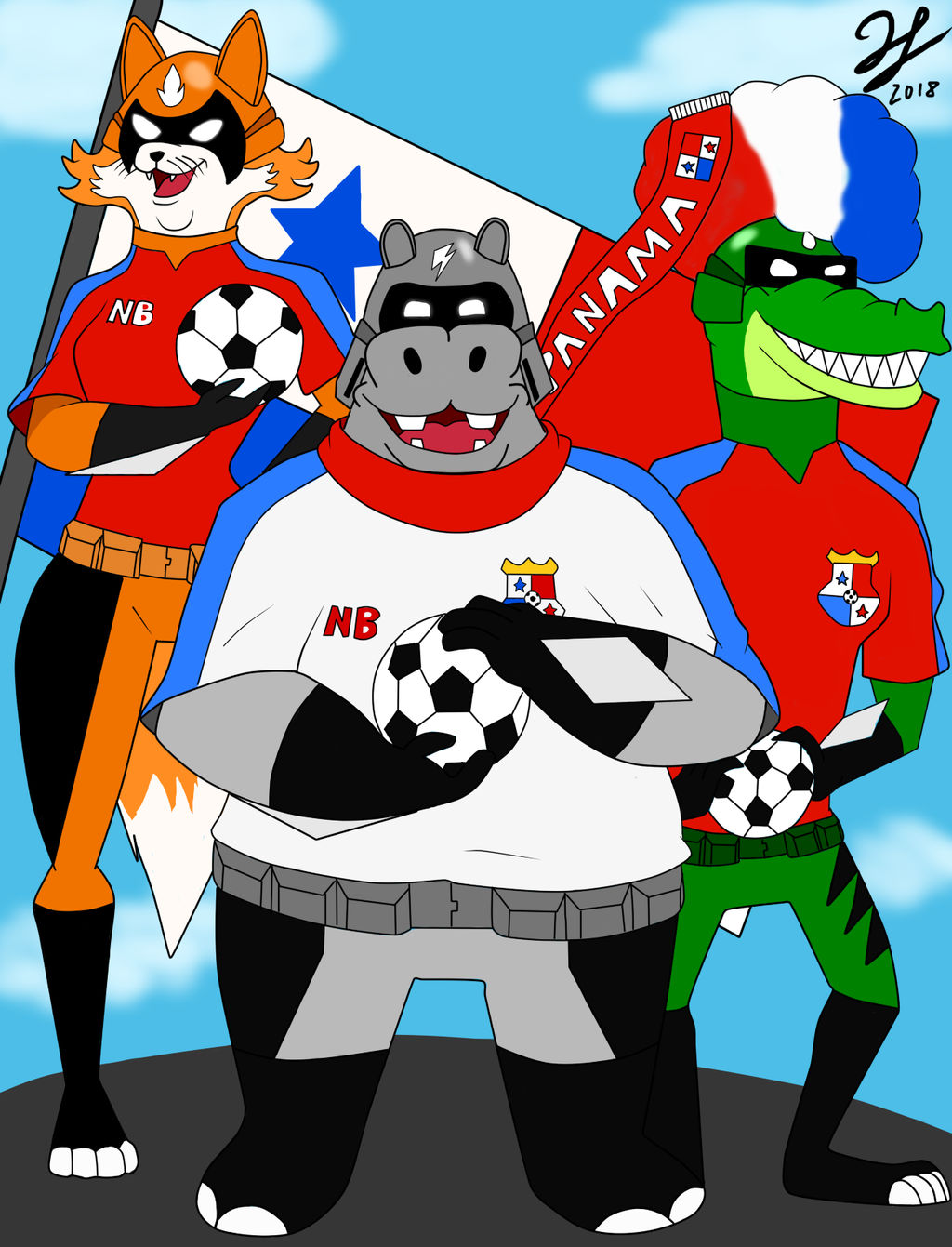 Panama Super Heroes! by PandaKillerGao
