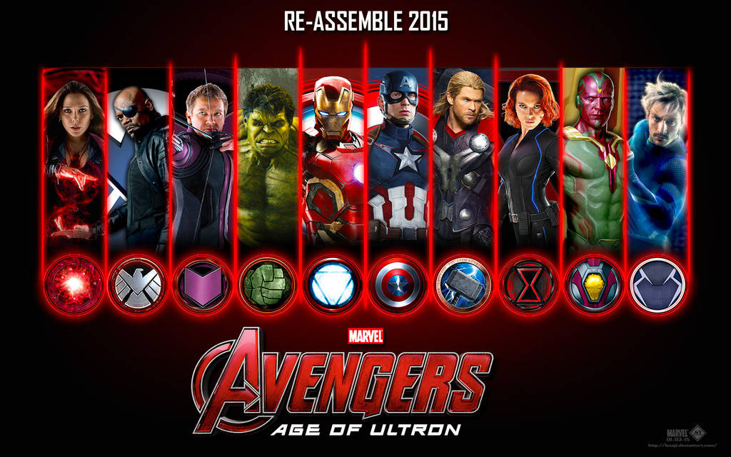 The Avengers Age Of Ultron Banner Wallpaper V2 By Lesajt On Deviantart