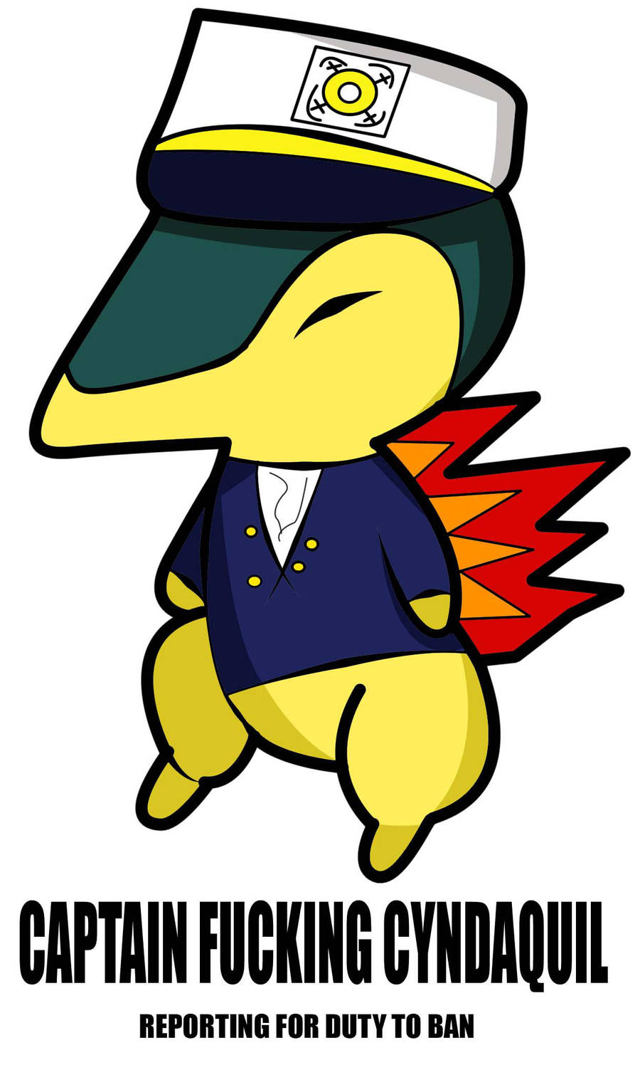 CAPTAIN CYNDAQUIL by Resistance-Of-Faith
