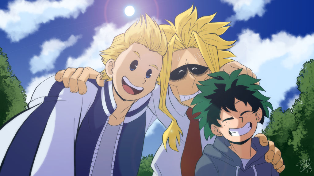 Boku no Hero Academia - Birthday selfie by TC-96 on DeviantArt