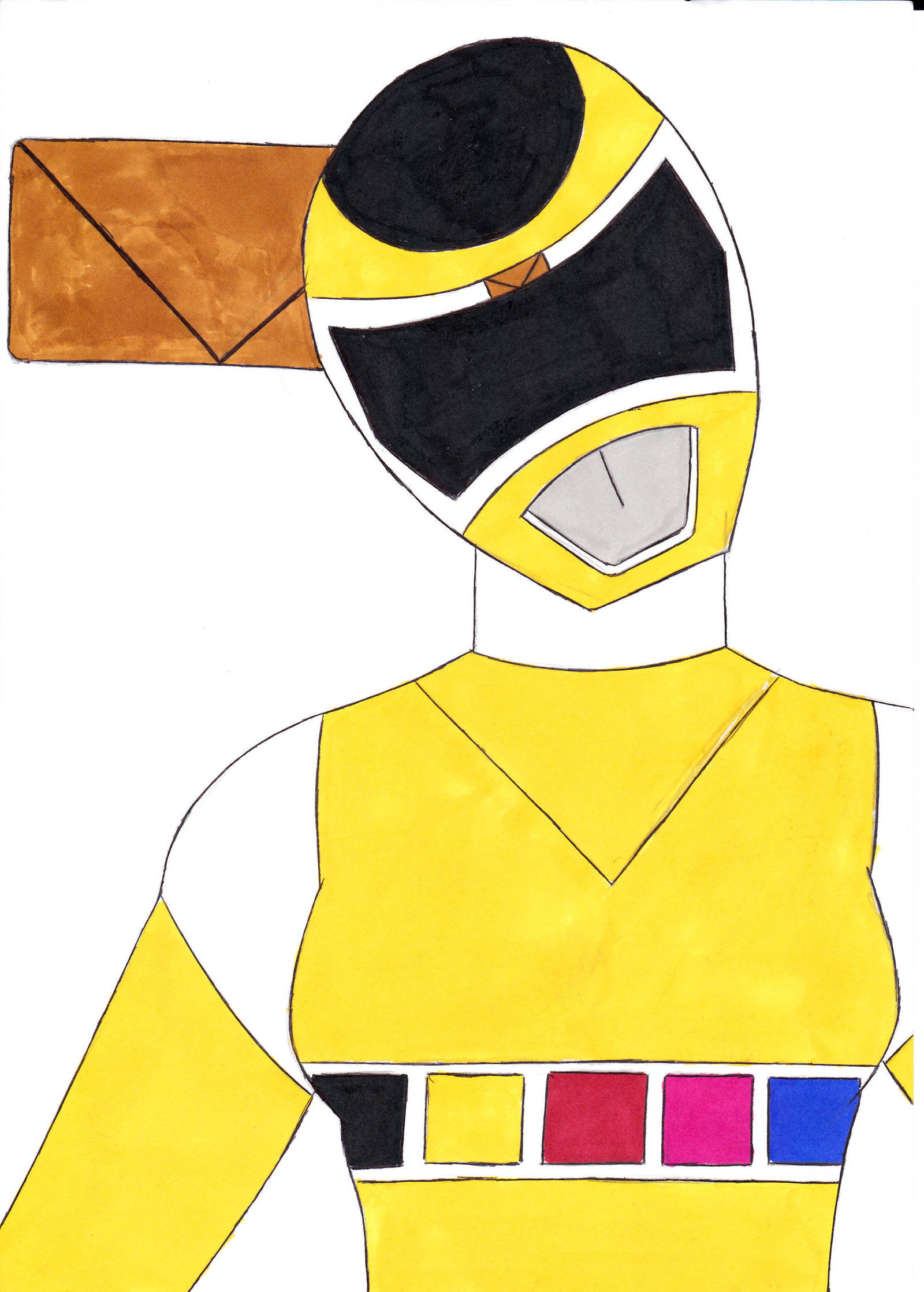 Power Rangers In Space Yellow Ranger Ver. 1 by SeptimusParker on DeviantArt