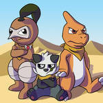 Team RoughnTough (Foxeaf Fanart) by MajorLeeMan
