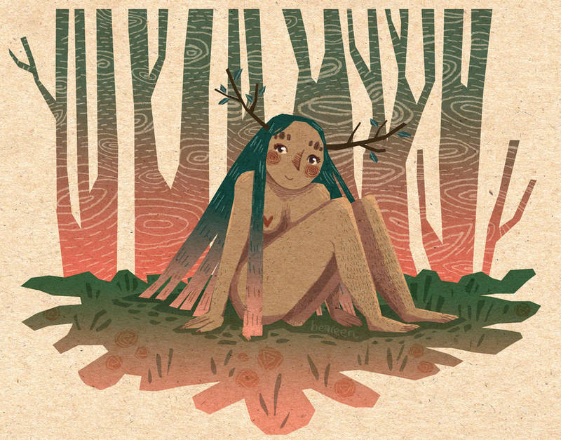 Dryad by beareen