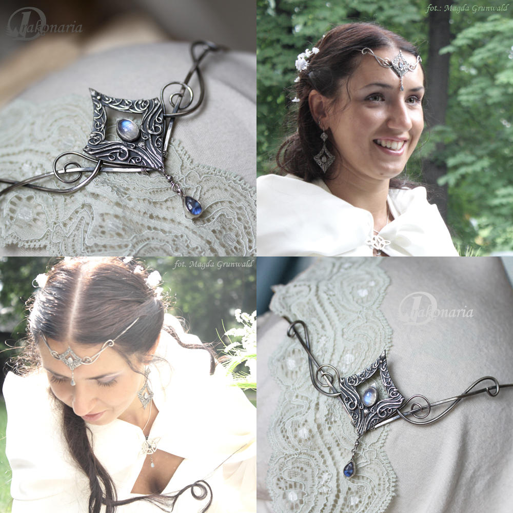 Elven diadem - Ithil by drakonaria