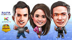 Sapa indonesia Caricature by Wenart