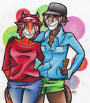 Best Friends Different Fan Clubs by calicokatt