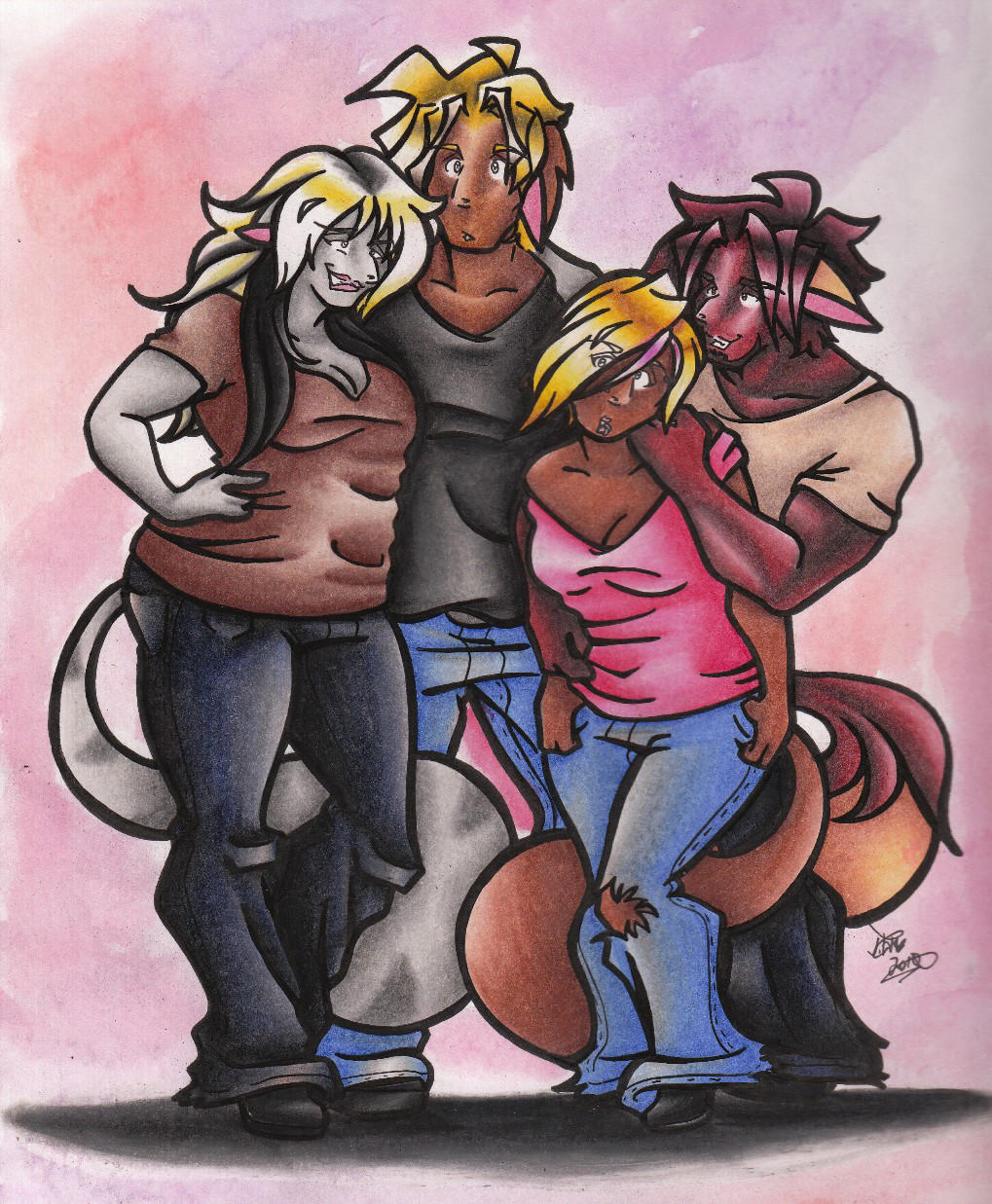 Lets All Hangout Awkwardly by calicokatt