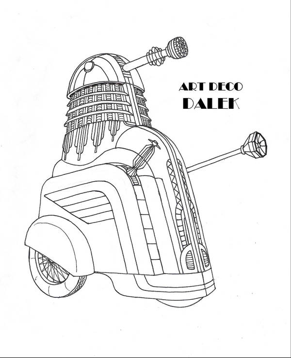 Art Deco Dalek by Promus-Kaa