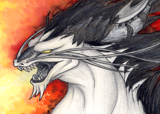ACEO/ATC: Rage by Samantha-dragon