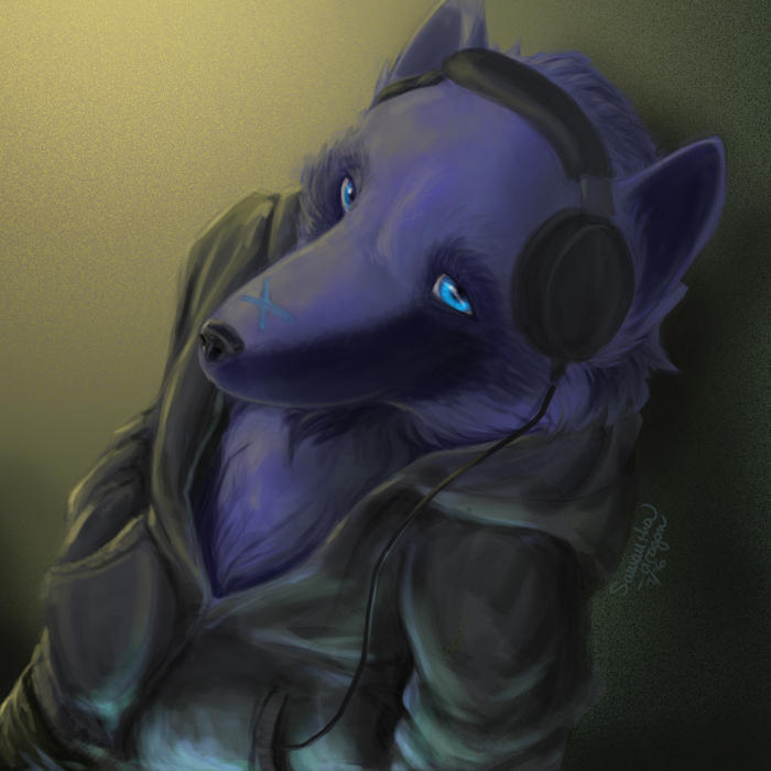 Raffle prize: City Wolf Xavier by Samantha-dragon