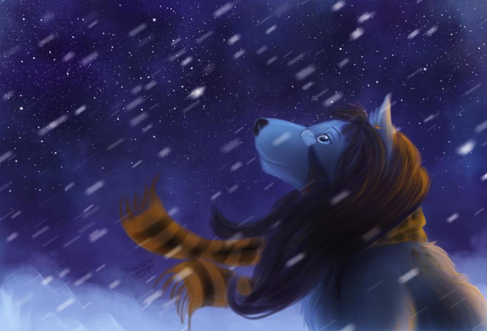 Raffle prize: First snow by Samantha-dragon