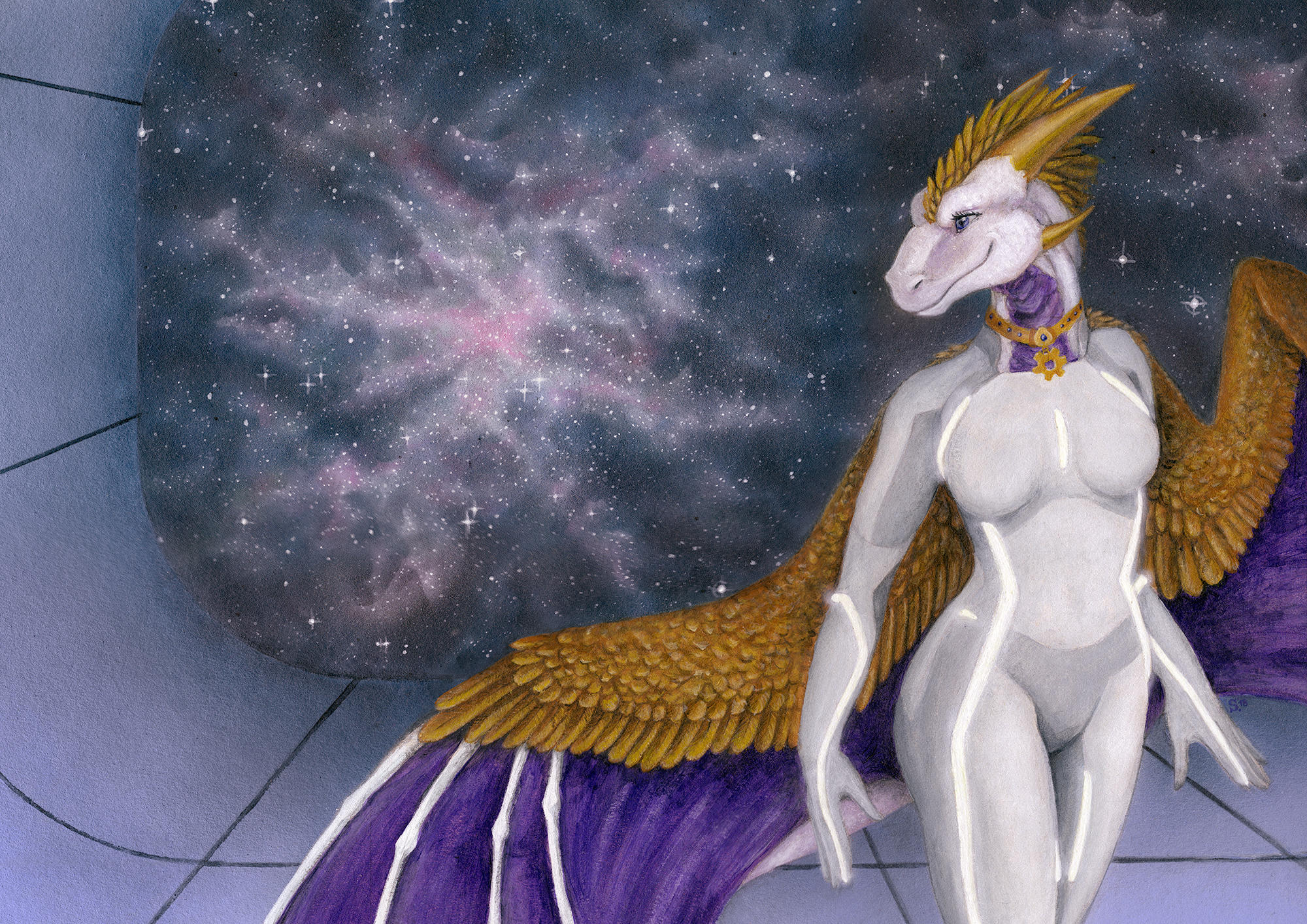 ArtTrade: Cosmic Tir by Samantha-dragon