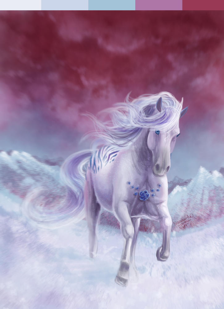 Contest/mini-event: Frozen Rose by Samantha-dragon