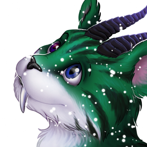 Commission: Snowy icon of Keira by Samantha-dragon