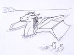 Orion swimming mini-story III. by Samantha-dragon