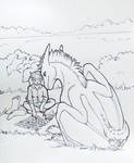 Orion swimming mini-story IV. by Samantha-dragon