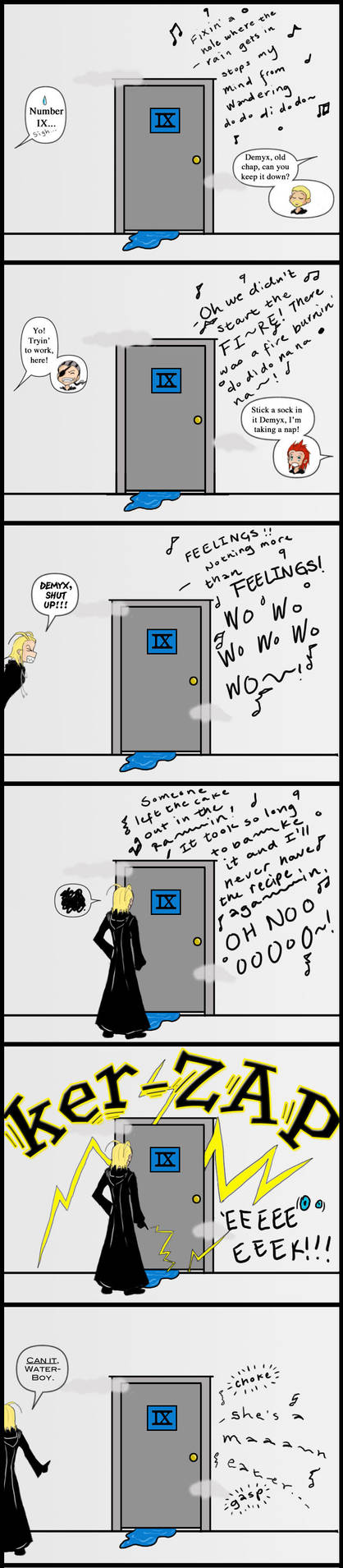 KHII: Demyx Never Learns by Chajiko