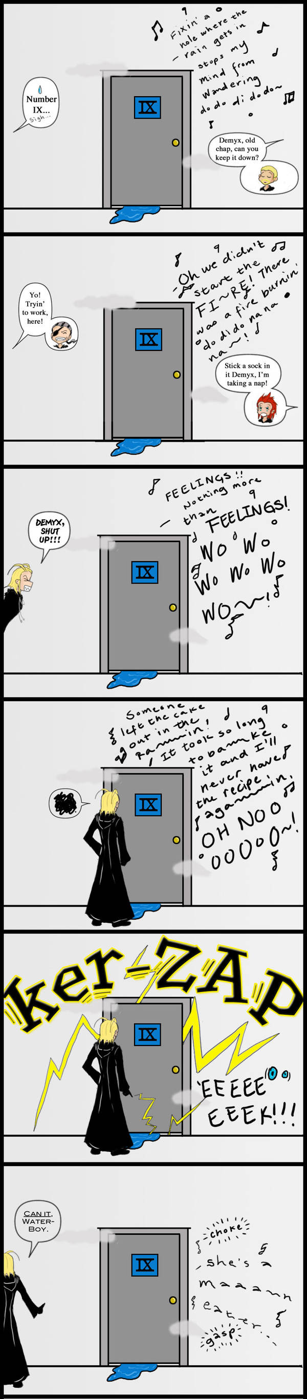 KHII: Demyx Never Learns by Chajiko