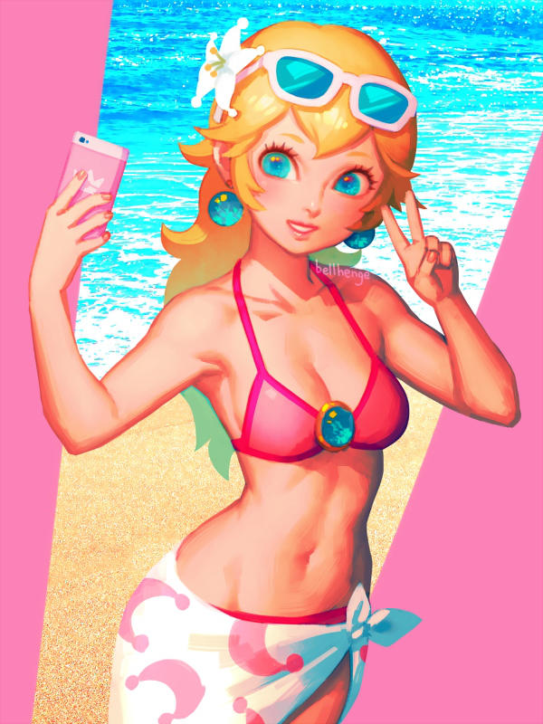 Bikini Peach by bellhenge