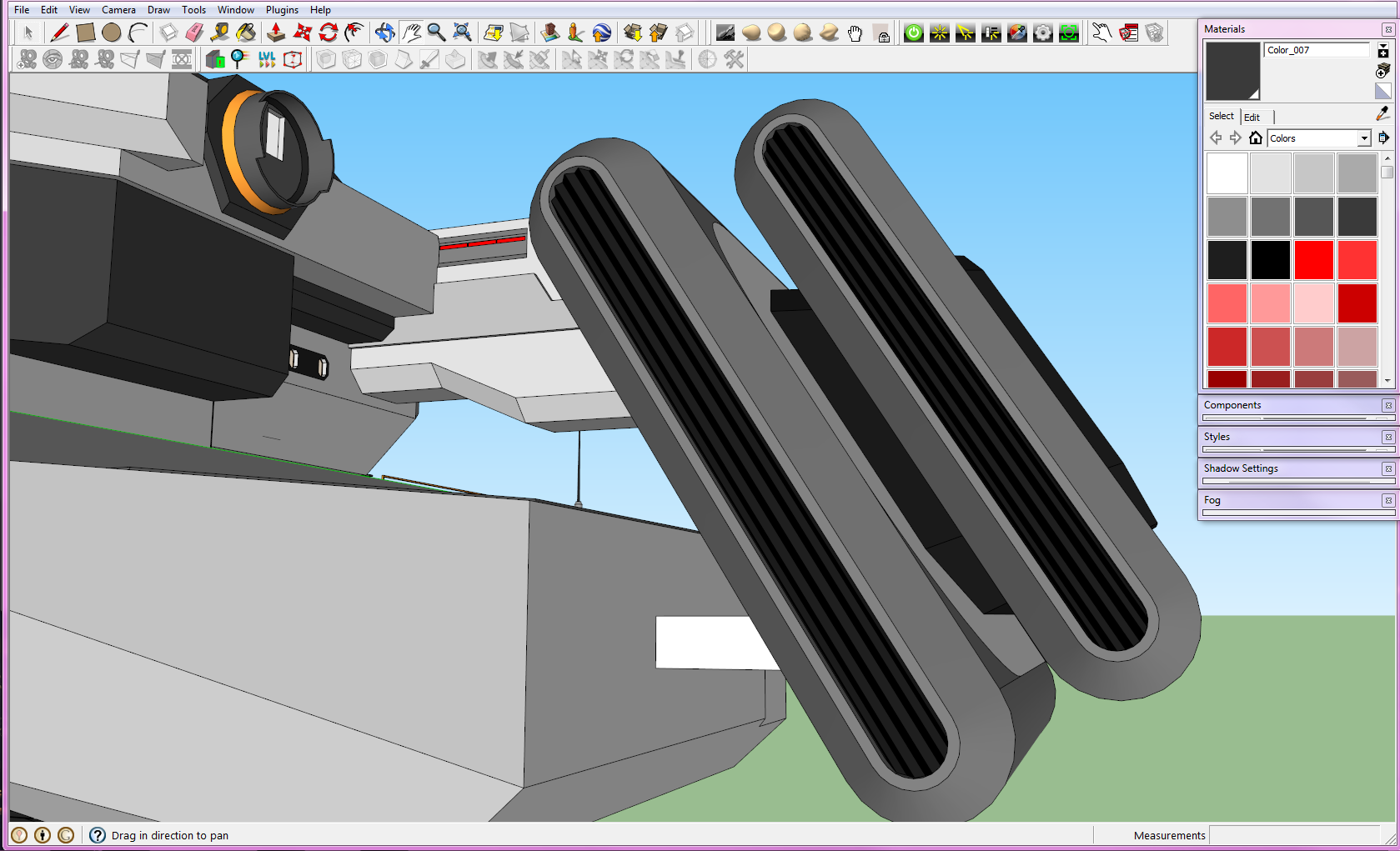 WIP Terra Industrial Capship Engines by Gwentari