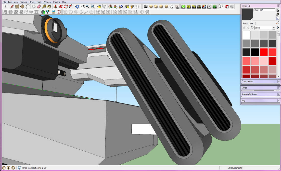 WIP Terra Industrial Capship Engines by Gwentari
