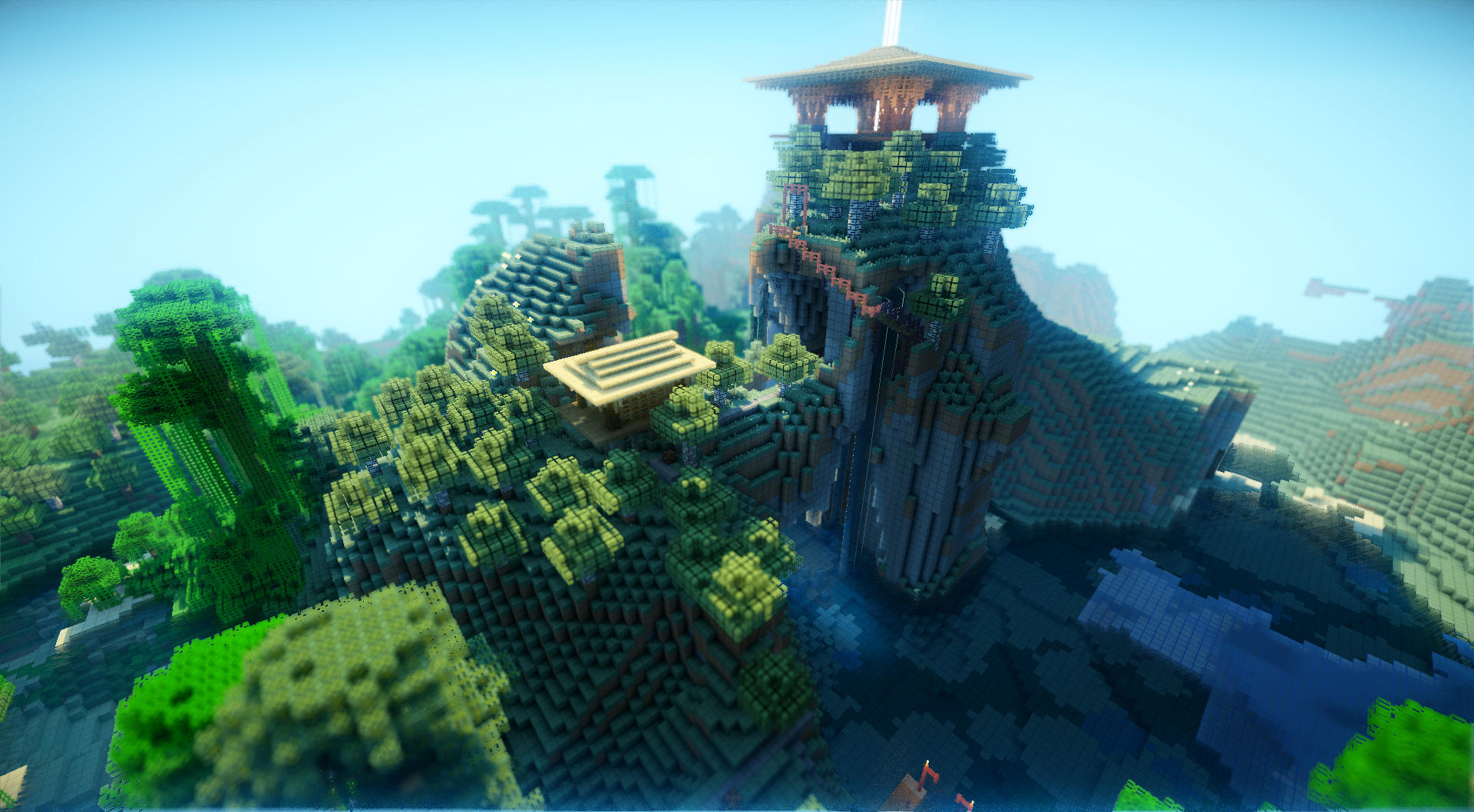 Minecraft Shrine by soongpa