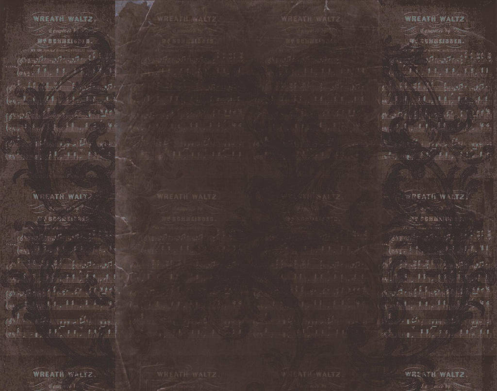 Vintage Sheet Music Texture by AshenSorrow