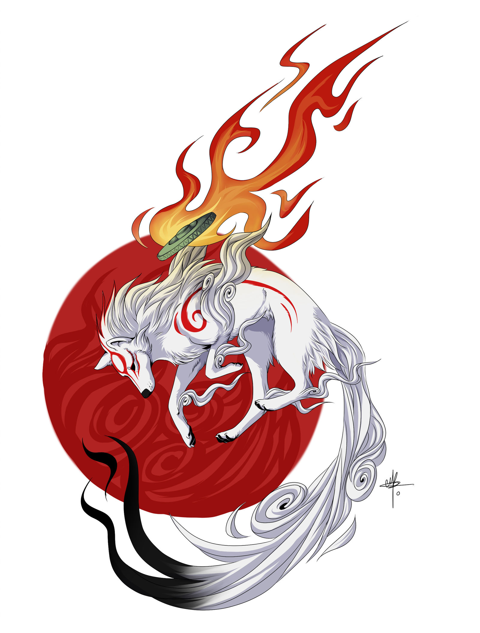 CE - Okami Amaterasu by MayhWolf